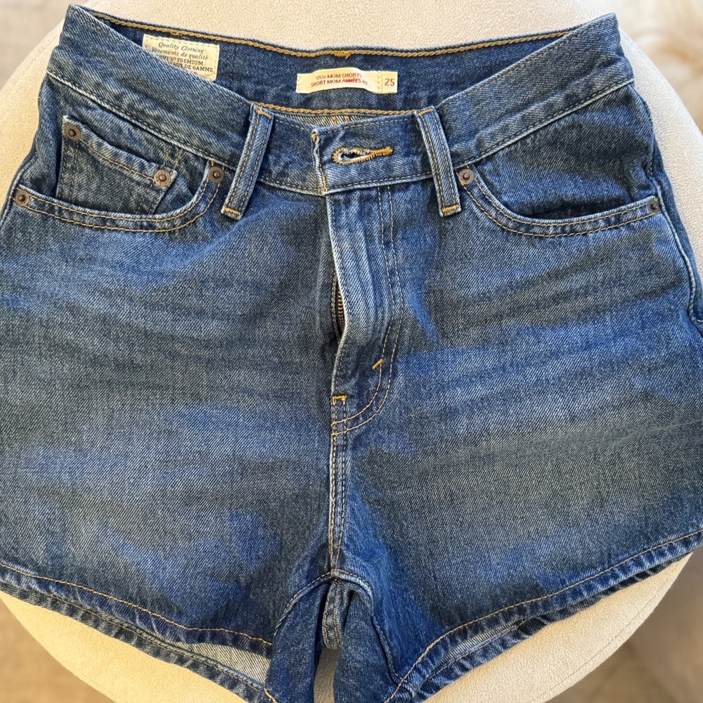 Levi's Women's High Waist Denim Shorts - Blue